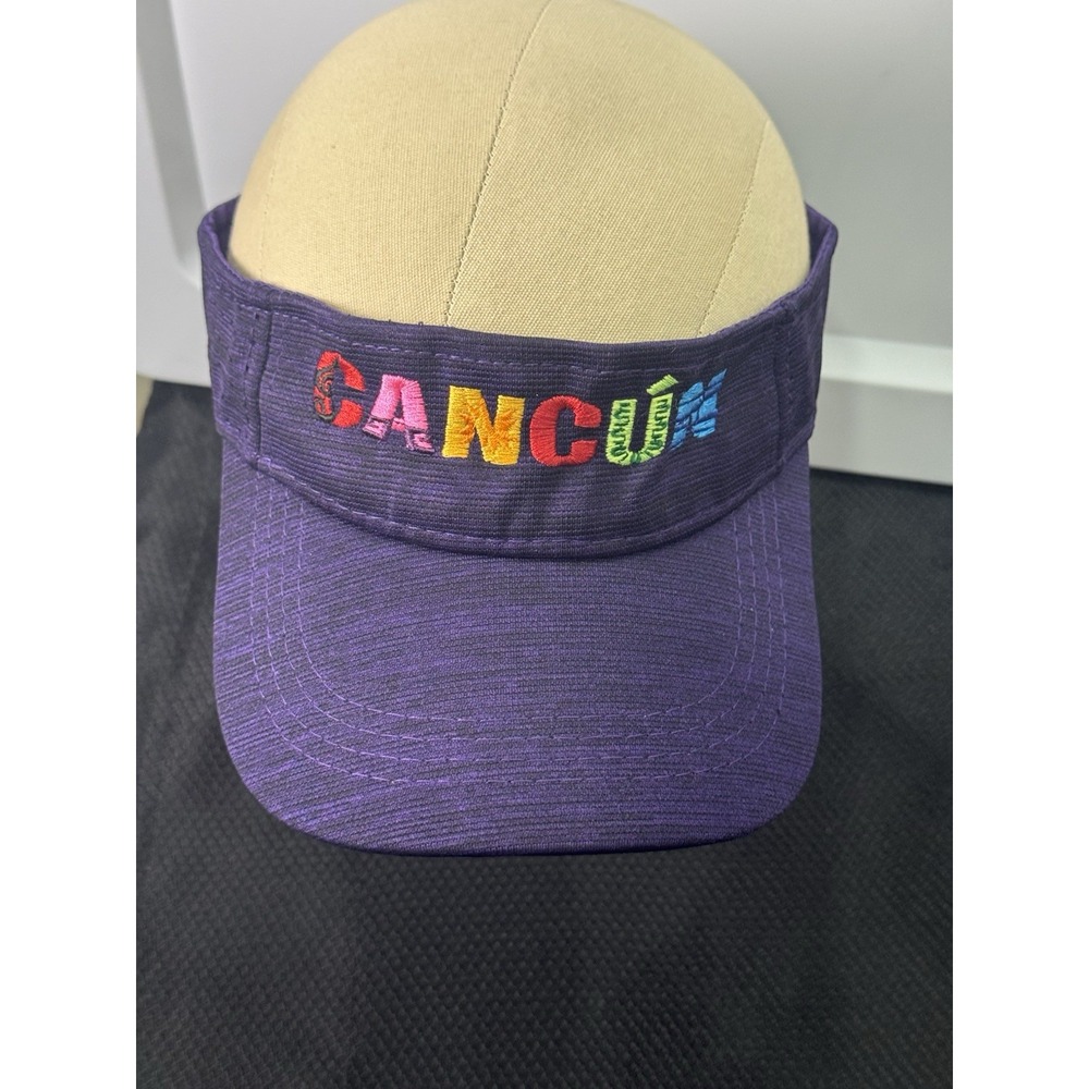 Cancun Mexico Purple Baseball Cap/ Hat ~ Souvenir~ New With‎ Tags~Adjustable~